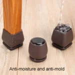8pcs /Set 15 Degree Tilt Table And Chair Feet One-Piece Shock-Absorbing Protective Cover For Chairs - Image 8