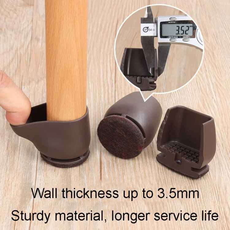 TBD06041473_B9.webp 8pcs /Set 15 Degree Tilt Table And Chair Feet One-Piece Shock-Absorbing Protective Cover For Chairs - Image 10