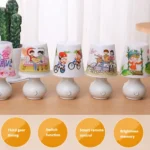 Plug-In Cup-Shaped Night Light Girl Bedroom Bedside Dim Lamp With Remote Control，CN Plug - Image 4