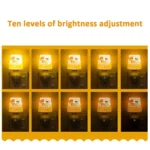 Plug-In Cup-Shaped Night Light Girl Bedroom Bedside Dim Lamp With Remote Control，CN Plug - Image 5