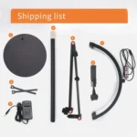 LED Half Moon Beauty Lamp Manicure Eyebrow Tattoos Eyelash Fill Light - Image 2