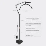LED Half Moon Beauty Lamp Manicure Eyebrow Tattoos Eyelash Fill Light - Image 3
