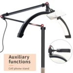 LED Half Moon Beauty Lamp Manicure Eyebrow Tattoos Eyelash Fill Light - Image 6