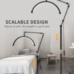 LED Half Moon Beauty Lamp Manicure Eyebrow Tattoos Eyelash Fill Light - Image 10