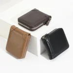 RFID Anti-Theft Swipe Mens Wallet Multifunctional Zipper Wallet - Image 2