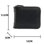 RFID Anti-Theft Swipe Mens Wallet Multifunctional Zipper Wallet - Image 3