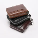 RFID Anti-Theft Swipe Mens Wallet Multifunctional Short Zipper Purse - Image 9