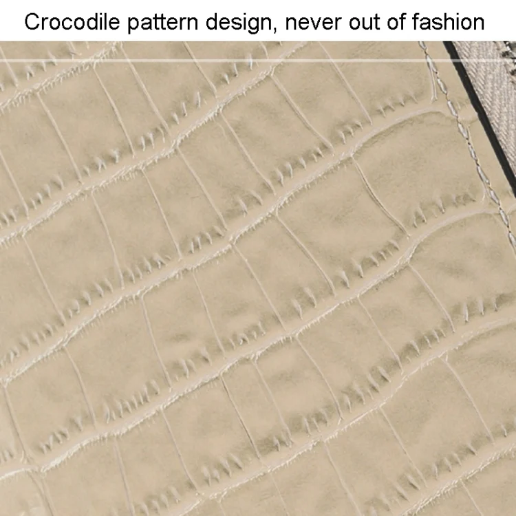 TBD06041505_B6.webp Crocodile Print Long Ladies Clutch Bag Multi Card Position Zipper Wristlet Pouch - Image 7