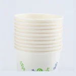 MiaoJie 50pcs /Pack Disposable Paper Cups 8 Ounces Thickened Non-leakable Water Cups - Image 4
