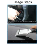 12V Multifunctional Heated Car Snow Shovel Winter Snow Removal Tools - Image 6