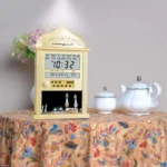 Desktop Perpetual Calendar Alarm Clock LCD Display Reminder Prayer Clock - Image 6