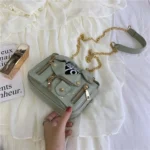 Women PU Leather Jacket Suit Chain Bag Single Shoulder Crossbody Bag - Image 6