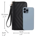 Lingerie Long Ladies Wallet Large Capacity Clutch Cell Phone Bag - Image 4