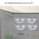 50pcs /Pack No Lid Disposable Round Plastic Bowl Thick Transparent Fast Food Soup Bowl - Image 7