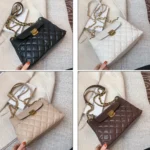 Rhombic Lattice Chain Women Bag Small Fragrant Style Versatile Crossbody Single Shoulder Bag - Image 2