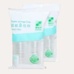 50pcs /Pack 180ml Disposable Cup Transparent PP Thickened Aviation Water Cup - Image 2