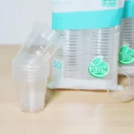 50pcs /Pack 180ml Disposable Cup Transparent PP Thickened Aviation Water Cup - Image 3