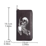 Ladies Long Casual Hand Clutch Bag Multi Card Position Zipper Phone Pouch - Image 2