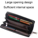 Ladies Long Casual Hand Clutch Bag Multi Card Position Zipper Phone Pouch - Image 4