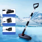 3-in-1 Car Snow Shovel Brush Kit Stainless Steel Retractable Ice Scraper