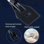 3-in-1 Car Snow Shovel Brush Kit Stainless Steel Retractable Ice Scraper - Image 8