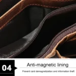 RFID Anti-Theft Short Mens Wallet Multi-Card Slot Cowhide Coin Purse - Image 9