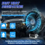 4 Inch Round Mixed Luminous Aluminum Alloy Car Work Light - Image 6