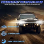 4 Inch Round Mixed Luminous Aluminum Alloy Car Work Light - Image 8