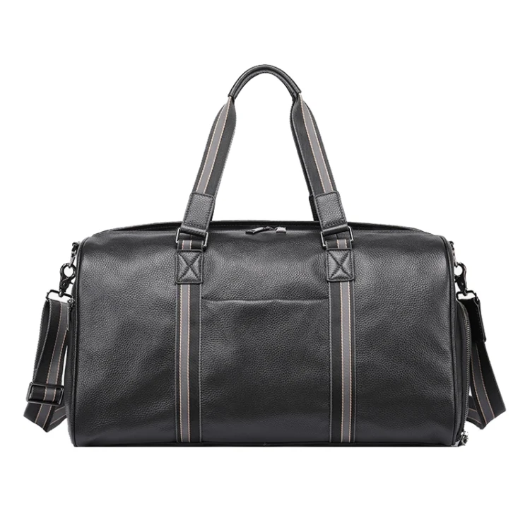 Large Capacity Leather Luggage Bag Multifunctional Single Shoulder Travel Bag