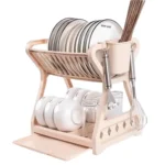 Kitchen Multi-Level Shelf Dishes Storage Draining Rack
