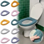 Universal Knitted Washable Toilet Pad Home Thickened Warm Toilet Cover - Image 2