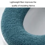 Universal Knitted Washable Toilet Pad Home Thickened Warm Toilet Cover - Image 4