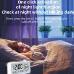 Visual Timer Alarm Clock Dual Display LCD Time Reminder - Image 12