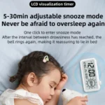 Visual Timer Alarm Clock Dual Display LCD Time Reminder - Image 10