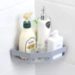 Triangle Shelf Kitchen Bathroom Toiletries Storage Rack - Image 5