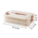Dumpling Storage Box Food Grade Home Dumpling Frozen Fresh Case - Image 9