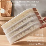 Dumpling Storage Box Food Grade Home Dumpling Frozen Fresh Case - Image 3