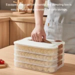 Dumpling Storage Box Food Grade Home Dumpling Frozen Fresh Case - Image 4