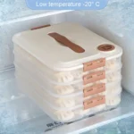 Dumpling Storage Box Food Grade Home Dumpling Frozen Fresh Case - Image 7