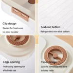 Dumpling Storage Box Food Grade Home Dumpling Frozen Fresh Case - Image 8