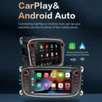 For Ford Focus 7 Inch HD Android Navigation Bluetooth RDS Radio - Image 5