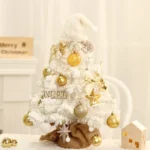 50cm LED Desktop Flocked Mini Christmas Tree Christmas Tree Ornaments Christmas Decorations - Image 6
