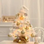 50cm LED Desktop Flocked Mini Christmas Tree Christmas Tree Ornaments Christmas Decorations - Image 7