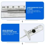 Stainless Steel Tire Tread Vernier Depth Gauge - Image 3