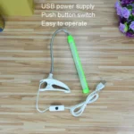 XL-013 USB Clip Learning Eye-care Desk Lamp LED Plastic Base Long Tube Bedside Lamp - Image 3