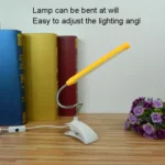 XL-013 USB Clip Learning Eye-care Desk Lamp LED Plastic Base Long Tube Bedside Lamp - Image 4