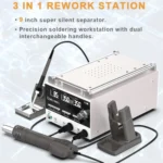 Baku BA-909D+ 750W 3 in 1 Hot Air Soldering Station Screen Remover for Mobile Phone - Image 2