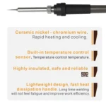 Baku BA-909D+ 750W 3 in 1 Hot Air Soldering Station Screen Remover for Mobile Phone - Image 13