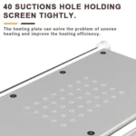 Baku BA-909D+ 750W 3 in 1 Hot Air Soldering Station Screen Remover for Mobile Phone - Image 8