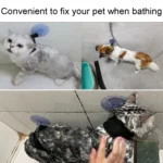 Universal Grooming And Bathing Leash For Dogs And Cats Suction Cup Collar For Pet Bathing - Image 5